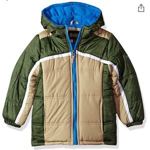 Iextreme Boys Tonal Print Colorblock Puffer